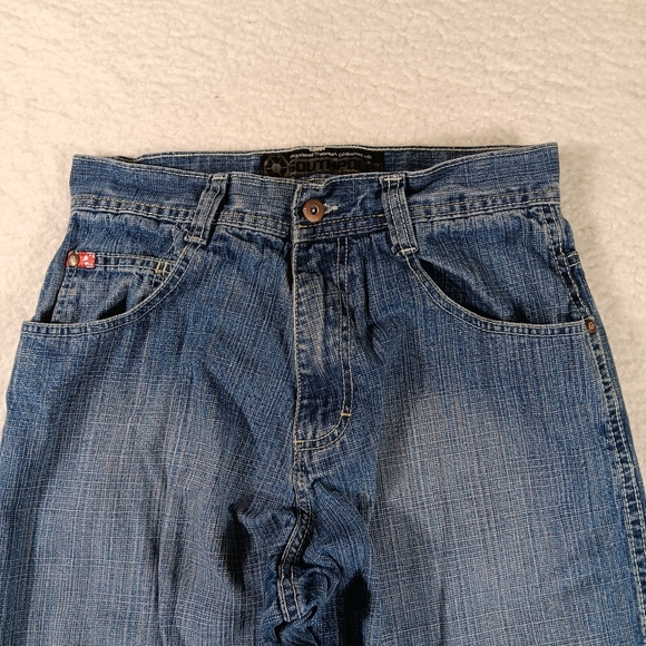 Vintage Southpole Jeans Mens 29x29 Blue Denim Red Tab 3180 Streetwear Baggy - Picture 5 of 15